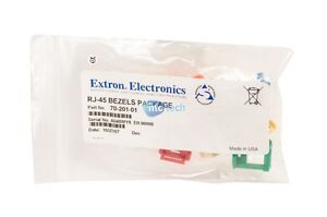 Extron 70-201-01 RJ-11 / RJ-45 Bezels in Assorted Colors