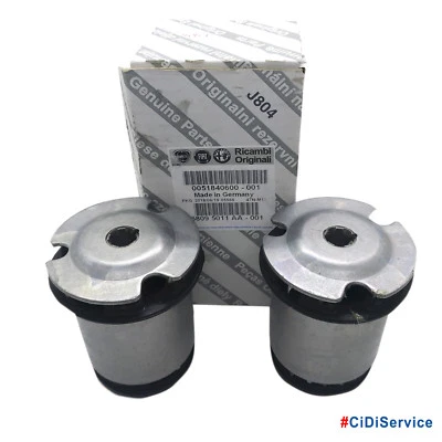 2 Boccole Supporti Ponte Posteriore Originali Fiat Bravo II Stilo Delta III - Immagine 1 di 4