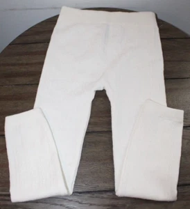 NWT Copper Key GIRL'S FLEECE LINED LEGGINGS White Textured SZ. 6X lot bk - Picture 1 of 4