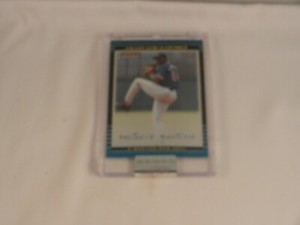 2002 BOWMAN CHROME-UNCIRCULATED ROOKIES - ANASTACIO MARTINEZ # 216