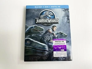 Jurassic World Blu-ray with Slip Cover (New Sealed) - Imagen 1 de 7