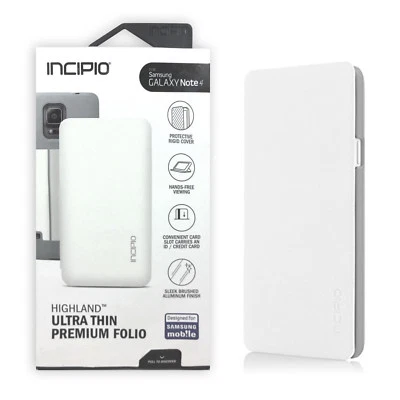 Incipio Ultra Thin Premium Hard Shell Folio Case for Samsung Galaxy Note 4 - Image 1 of 4