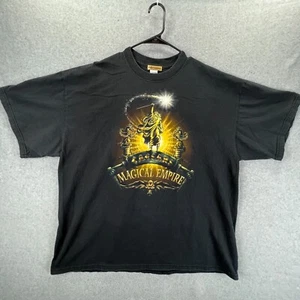 Vintage Caesars Palace Magical Empire Mens Size XL Black Las Vegas T-Shirt - Picture 1 of 12