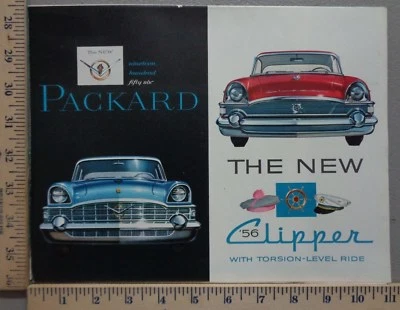 Carpeta de folletos Packard Clipper 1956 Foto 1 de 4