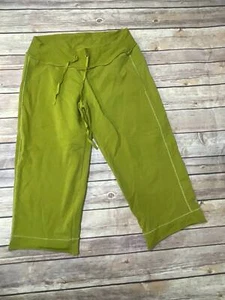 Matilda Jane size 12 Hammond Bay yoga pants tween green capris B18 - Picture 1 of 3