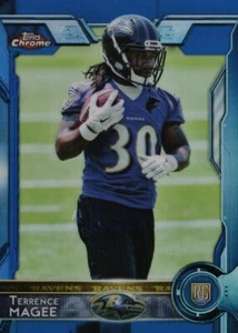 2015 Topps Chrome Blue Refractor #128 - Terrence Magee 060/199 Baltimore 15-274 - Picture 1 of 2
