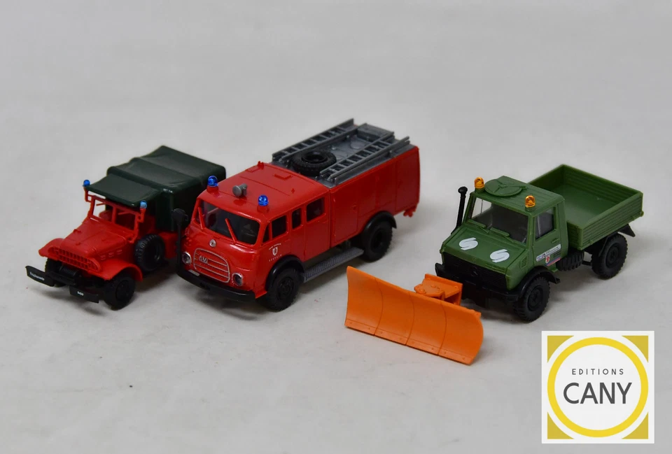 Lotto Camion Dodge / Steyr 580 / Unimog Caccia Neve - Roco 1333 - 1/87 - Immagine 1 di 4