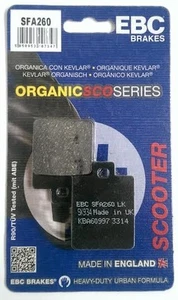 EBC Organic FRONT Disc Brake Pads (1 Set) For PIAGGIO LIBERTY 125 (1998 to 2015) - Picture 1 of 2