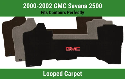 Alfombra delantera Lloyd Classic Loop para GMC Savana 2500 '00-02 con logotipo GMC 1 rojo Foto 1 de 4