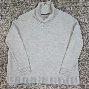 ICEBREAKER Sweater Womens Medium Gray Turtleneck Jumper Long Sleeve Merino Wool - Picture 1 of 10