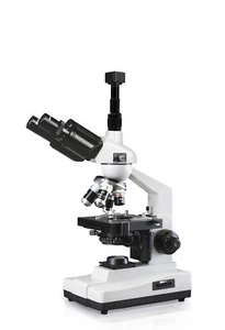 Trinocular Compound Microscope,  5.0MP Digital Eyepiece Camera - Picture 1 of 4