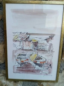 AQUARELLDRUCK VON VICCARO - Bild 1 von 5