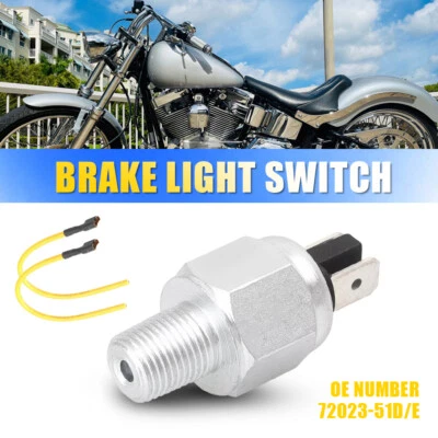 Interruptor hidráulico de luz de freno trasero para Harley Touring 72023-51D/E T 2003-14 Foto 1 de 4