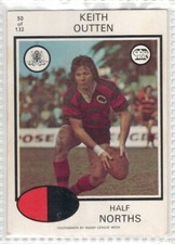 🔥 1975 Scanlens Keith Outten #50 of 132 🔥