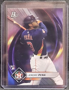 Jeremy Pena 2022 Bowman Platinum Rookie #98 - Picture 1 of 2