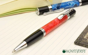 MONTEVERDE ballpoint pen Japan Limited Color Area Collection Red - Picture 1 of 4