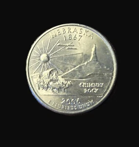 2006 P Nebraska Washington Quarter - Bild 1 von 2