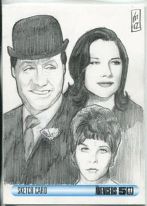 Tarjeta de boceto del 50 aniversario de los Vengadores de Leah Mangue - Imagen 1 de 1