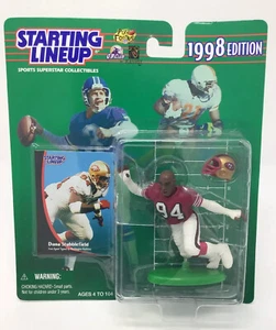 Alineación inicial 1998 Dana Stubblefield San Fran 49ers Kenner NFL HOF - Imagen 1 de 3