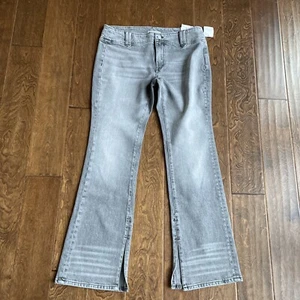 NEW We The Free Free People Slight Flare Gray Jeans Size 30 Measure 32X32 CA11 - Picture 1 of 17