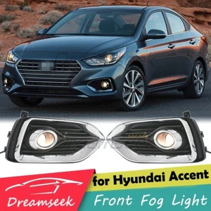 Front Bumper Fog Light for Hyundai Accent 2018 2019 2020 2021 w/ Wiring Switch - Picture 1 of 8