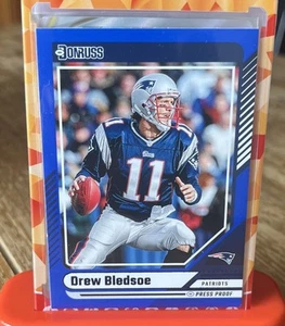 2024 Panini Donruss Drew Bledsoe Blue Press Proof #225 - Picture 1 of 2