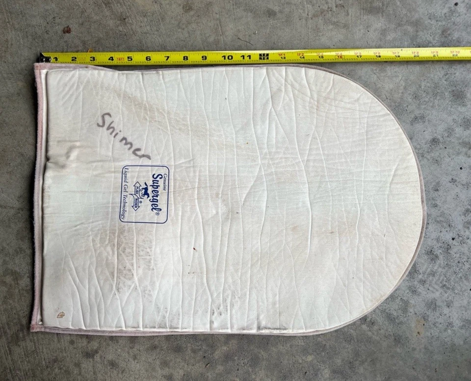 Media almohadilla Flex Rider Gel blanca usada en excelente estado Foto 1 de 1