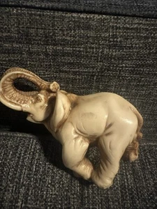 Elefante in alabastro vintage bellissimo - Foto 1 di 5