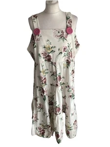 Stunning Handmade Floral Cottagecore Babydoll Dress Fits UK 16/18 - Picture 1 of 5