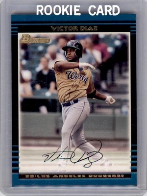 2002 Bowman Victor Diaz RC Los Angeles Dodgers #BDP157 2272 - Image 1 of 2