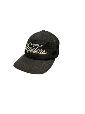 De Colección Los Angeles Raiders Deportes Especialidades Script Snapback Sombrero Raro Difícil de Encontrar Sin Etiquetas Foto 1 de 4