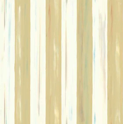 MacKenzie Childs Parchment Stripe Wallpaper 5.2sq m Roll Wall Covering Unpasted - Image 1 of 4