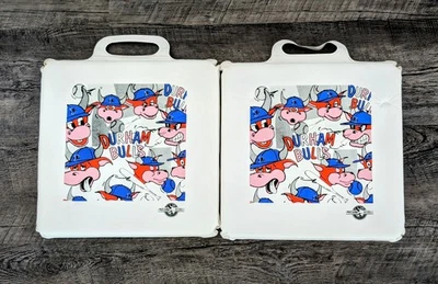 Juego de 2 cojines de asiento de estadio de béisbol menores Durham Bulls de colección Tampa Bay Rays Foto 1 de 4