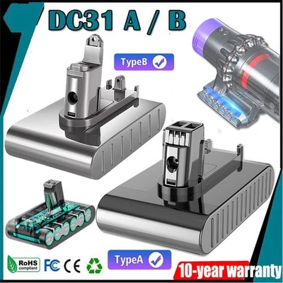 8000mAh Akku für Dyson DC45 DC44 Animal DC35 DC34 DC31 Type A / B Batterie DHL - Bild 1 von 2