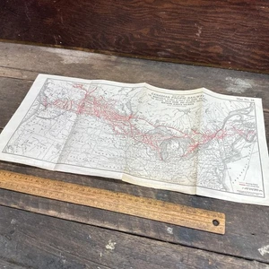 Canadian Pacific Railway Map No28 Vintage 1941 - Bild 1 von 6