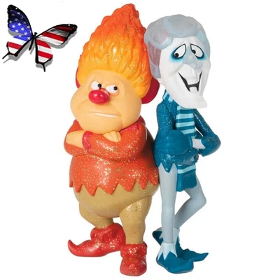 2021 Snow Miser and Heat Miser Christmas Ornament The Year Without A Santa Claus - Image 1 of 4