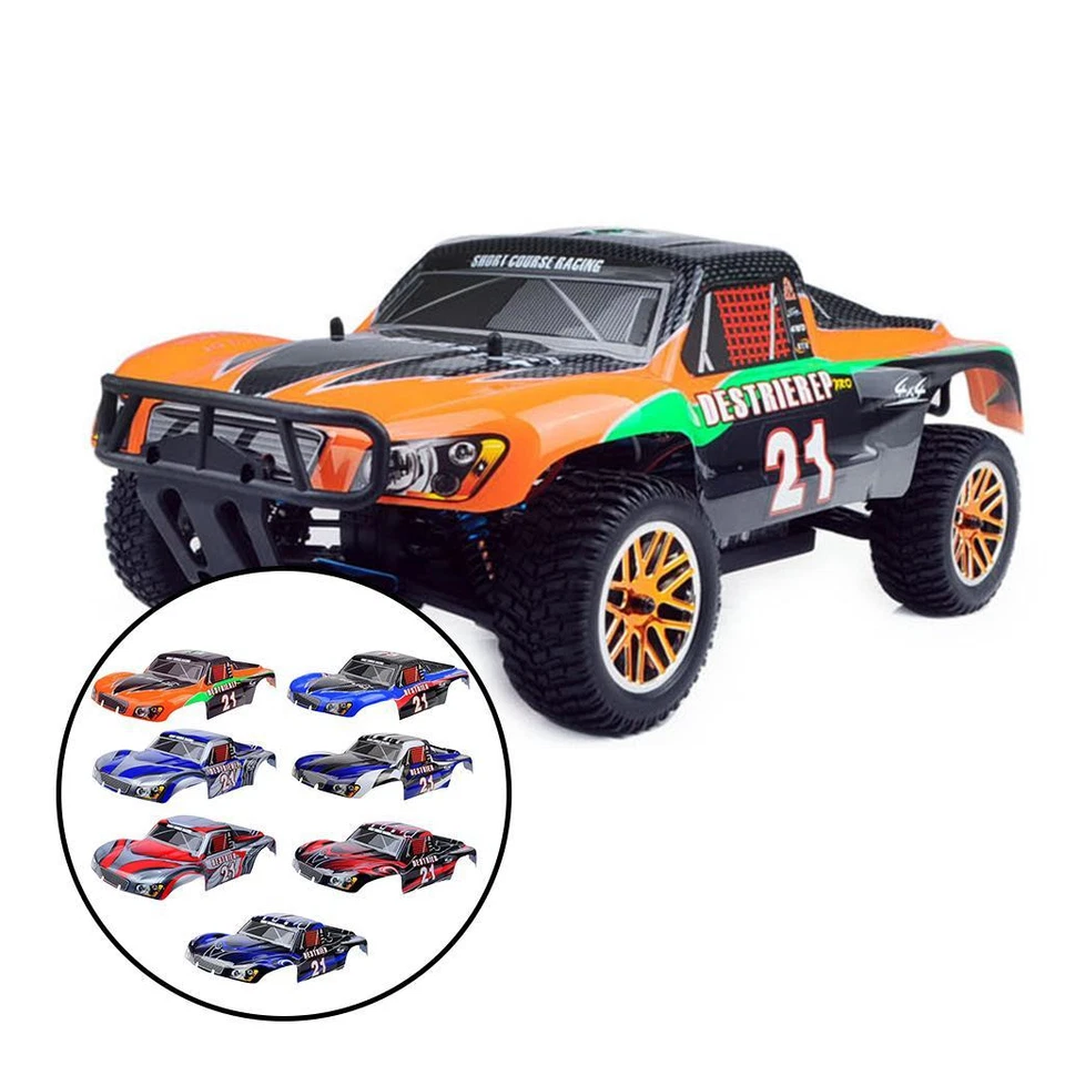 ABS Plastic Body Shell Cover with Stickers Decor Replacement for HSP 94155 94170 - Image 1 of 1