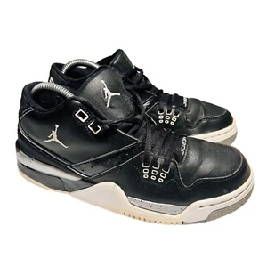 AIR JORDAN FLIGHT 23 NIKE Leather Sneaker Size 7 Youth Black White 317821-011 - Picture 1 of 9
