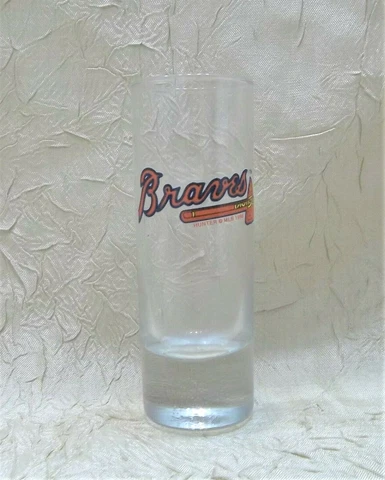 Atlanta Braves Tall Shot Glass Major League Baseball MLB Cover