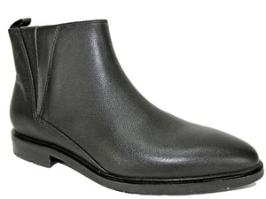 Via Spiga Women's Emelin Weatherproof Chelsea Boots Black Leather Size 11 M - Picture 1 of 6