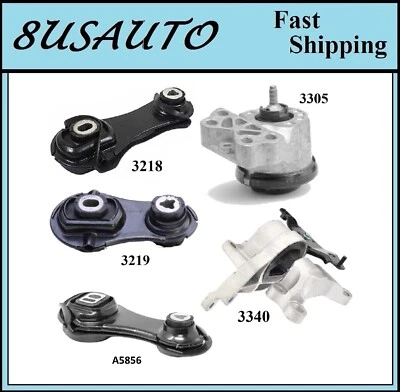 5 PIEZAS MONTAJE MOTOR Y TRANSMISIÓN APTO PARA LINCOLN MKS 3,5 L 4x4 2010-2016, MKT 3,5 L 2010-2013 Foto 1 de 4