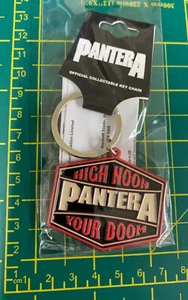 PANTERA HIGH NOON YOUR DOOM LOGO QUALITY METAL KEY RING OFFICIALLY LICENSED - Imagen 1 de 8