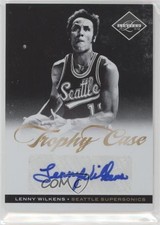 2011-12 Panini Limited Trophy Case Signatures /49 Lenny Wilkens #38.2 Auto HOF