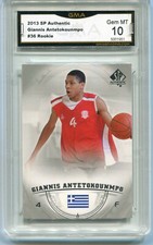  2013 Giannis Antetokounmpo SP Authentic Rookie Gem Mint 10 #36 