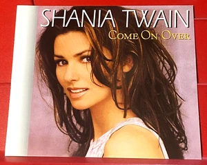 Shania Twain Come On Over Album Cover Art PICTURE / PRINT 5.5" x 5" - Picture 1 of 3