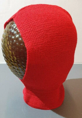 VOSS HELME SUPER-G Strickhaube leuchtrot Sturmhaube