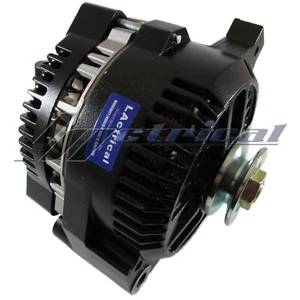 BLACK HIGH OUTPUT 200 AMP ALTERNATOR 1 ONE WIRE For FORD LINCOLN MERCURY 65-96 - Picture 1 of 3