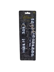 Disney Dog Collar & Leash Size M Mickey Mouse Expressions By Buckle Down New - Picture 1 of 10