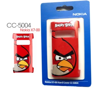 FUNDA NOKIA X7-00 HARD COVER ANGRY BIRDS ROJA CC-5004 - Imagen 1 de 1