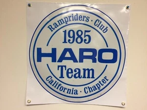 old school bmx haro 2x2 banner vdc  mancave display - Picture 1 of 1